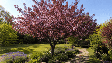 Prunier d'ornement : l'arbre aux feuilles violettes et aux fleurs roses pour votre jardin ensoleillé