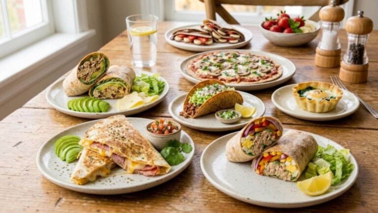 Repas rapides à base de tortillas de blé : 7 recettes qui vous sauvent la mise en quelques minutes