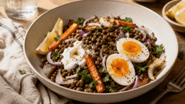 Salade tiède de lentilles en conserve : comment leur donner du goût sans qu'elles aient l'air d'un plat de secours