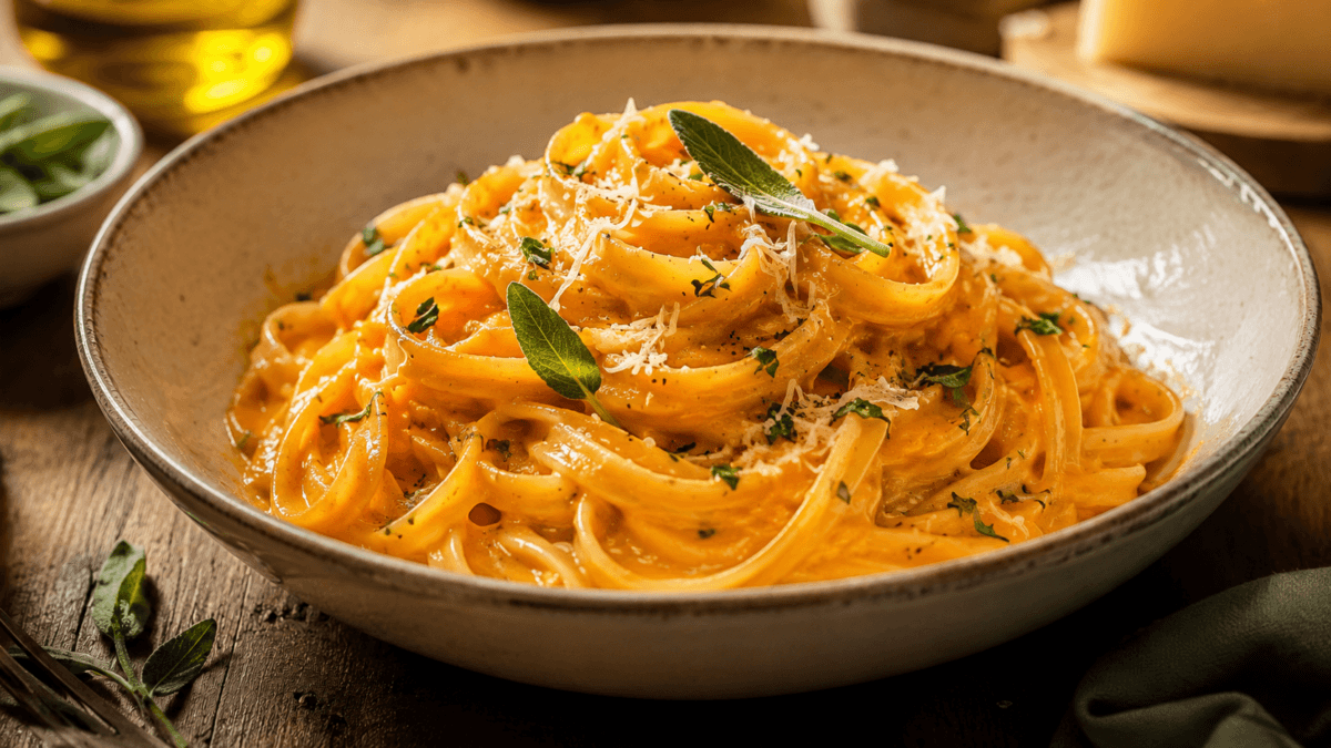 Salsa para pastas con calabaza