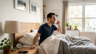 Un verre près du lit : ce petit geste du soir qui facilite le réveil le matin