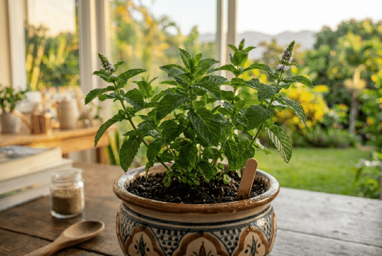 La menthe poivrée dans un grand pot : comment obtenir des feuilles tendres sans qu'elle devienne envahissante