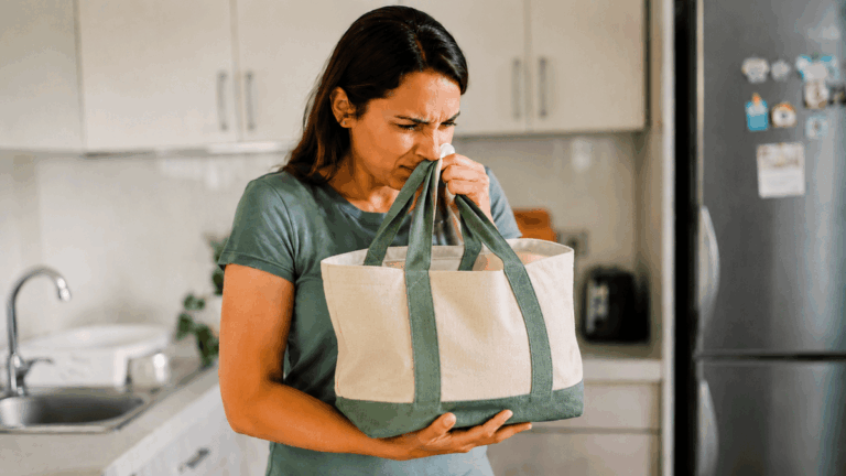 Une odeur étrange dans les sacs de supermarché : les erreurs de lavage et de séchage qui aggravent le problème