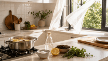 Vous avez cuisiné du poisson et ça a laissé une odeur ? 7 astuces pour s'en débarrasser rapidement