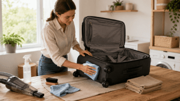 7 étapes pour nettoyer votre valise en tissu à votre retour de vacances