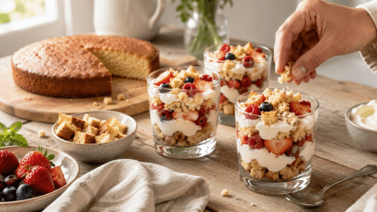 7 idées pour accommoder un gâteau devenu dur ou compact