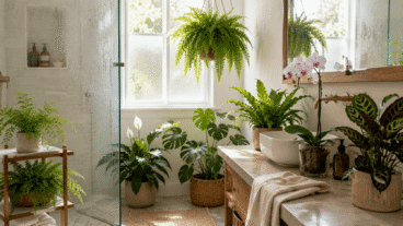7 plantes qui tirent parti de l'humidité de la salle de bains pour mieux pousser