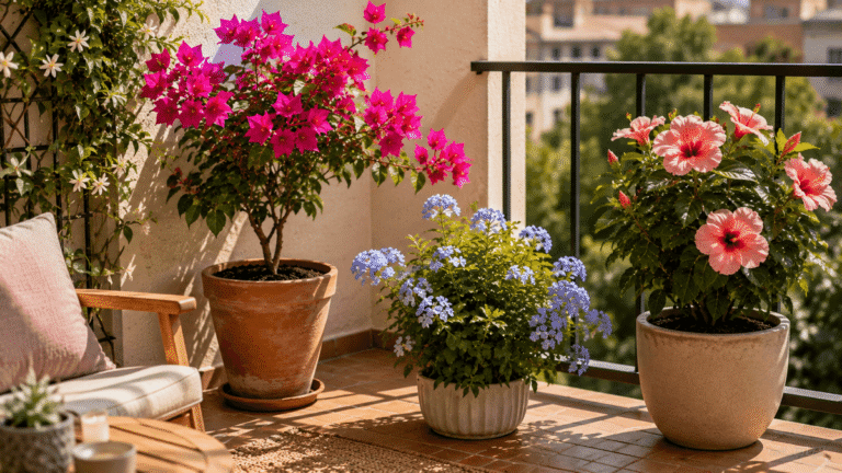 Les 9 arbustes à fleurs les plus résistants pour apporter de la couleur à votre terrasse