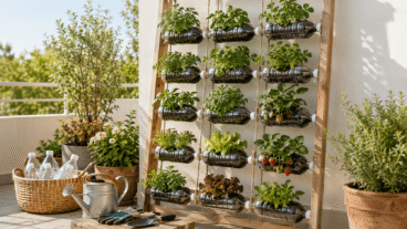 Comment créer votre propre potager vertical à l'aide de bouteilles recyclées
