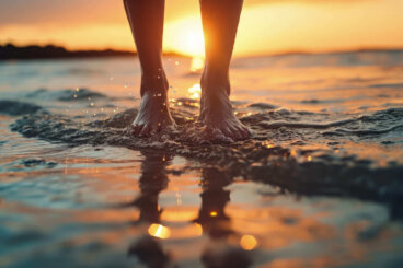 Marcher dans l'eau : comment profiter de 30 minutes à la plage pour faire de l'exercice