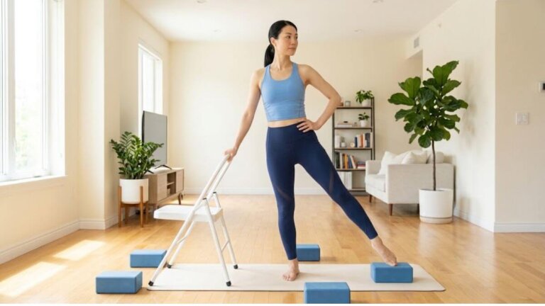 5 exercices d'équilibre avec appui pour débutants qui réduisent le risque de chute