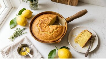 Gâteau au citron à la poêle : comment le rendre moelleux sans four