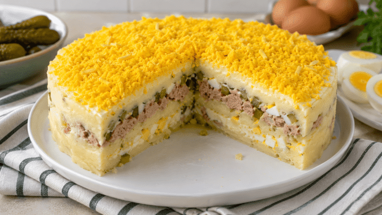 Gâteau froid aux pommes de terre et au thon : 5 façons de le sublimer pour un dîner original