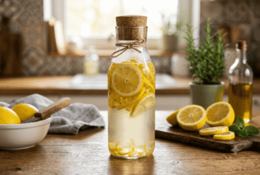 Comment préparer un produit nettoyant à base de zeste de citron et de vinaigre (et dans quels cas ne pas l'utiliser)