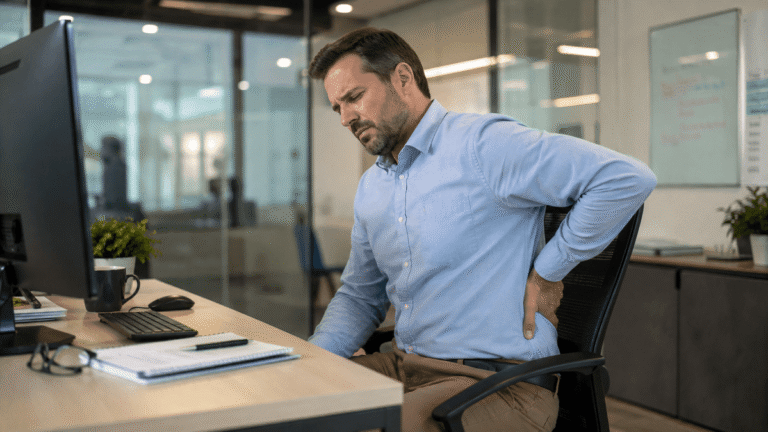 5 conséquences d'une position assise prolongée, même si vous pratiquez une activité physique