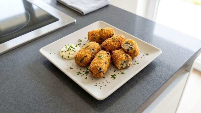 6 astuces pour réaliser les meilleures croquettes aux champignons : fondantes à l'intérieur et croustillantes à l'extérieur
