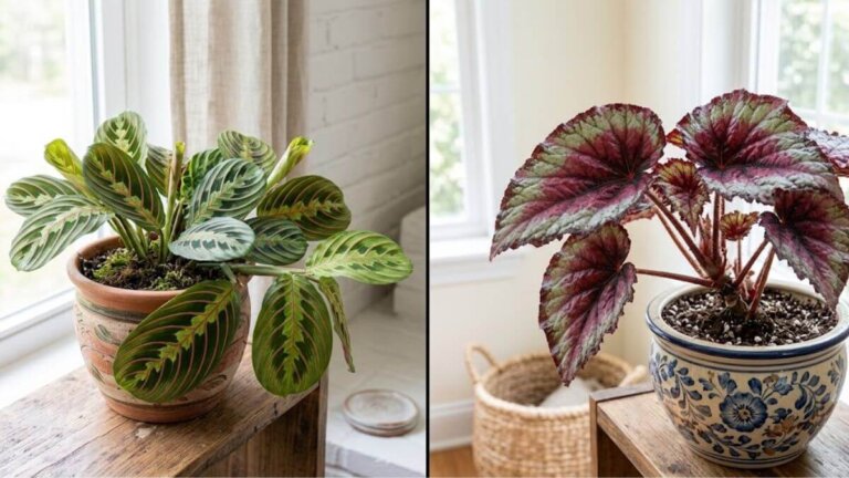 Bégonia rex ou maranta ? Lequel choisir pour apporter de la couleur dans une pièce sans fleurs ?
