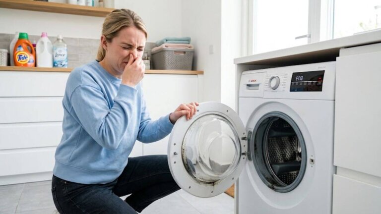 Joint, bac, filtre ou évacuation : d'où vient la mauvaise odeur de la machine à laver ?