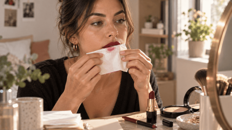 Le rouge à lèvres qui coule sur les dents et le contour des lèvres : ça ne t'arrivera plus jamais
